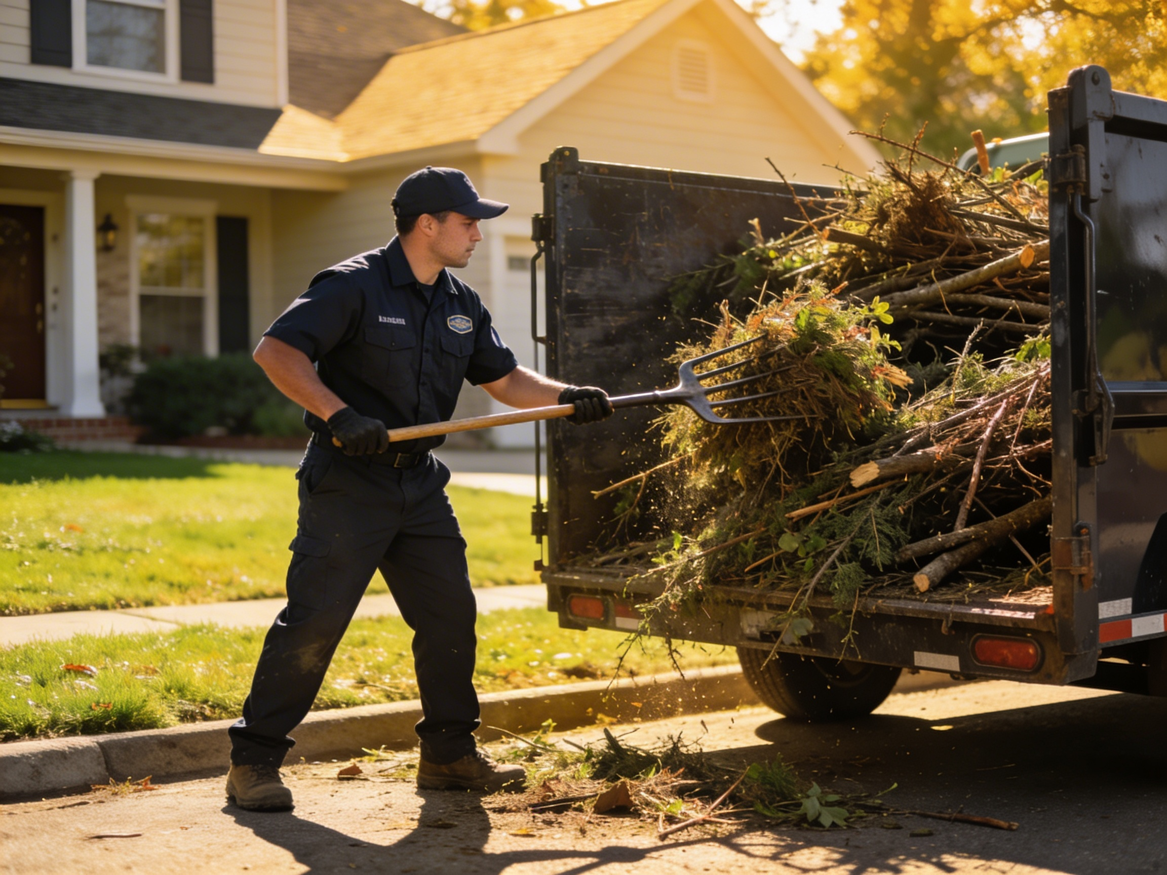Yard waste and brush removal
